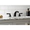 Kingston Brass Widespread Bathroom Faucet with Retail PopUp, Matte Black KB8960FL - alternate 3